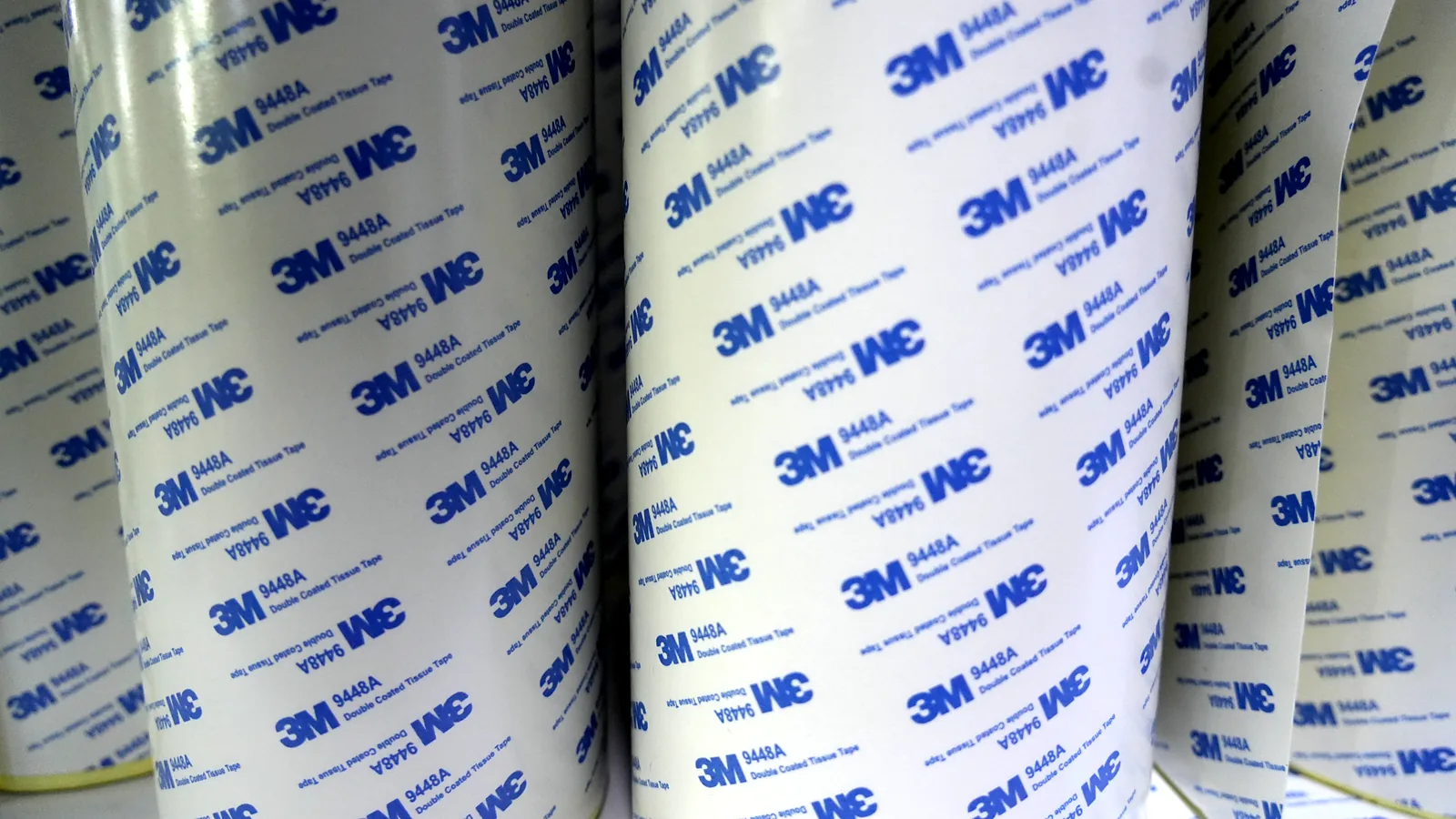 Pressure-sensitive adhesive rolls for membrane switch assembly