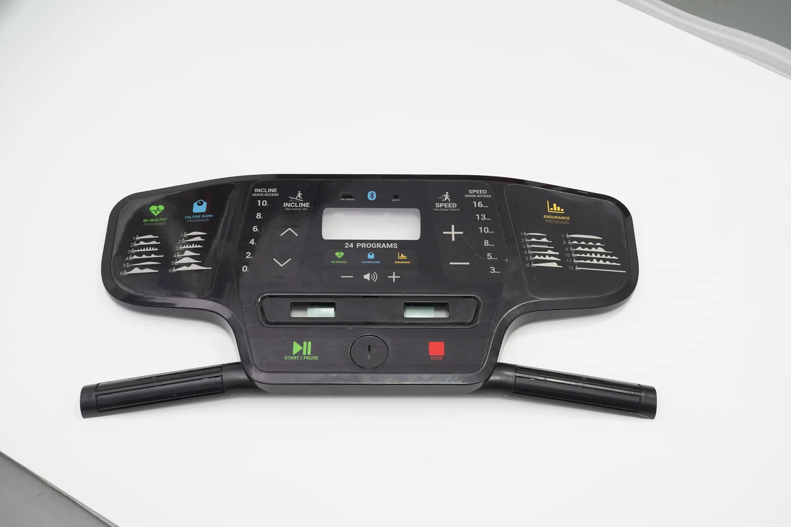 Real display-integrated HMI control panel assembly